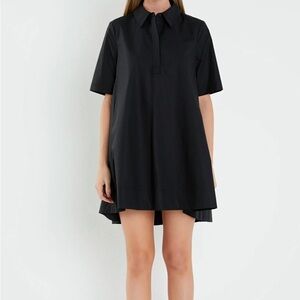 English Factory Black Mini Dress